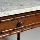 Table d'appoint en faux bambou vers 1900