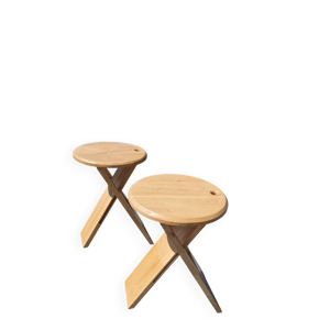 Lot de 2 Tabourets pliants
