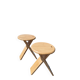 Lot de 2 Tabourets pliants style Suzy Adrian Reed