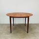 Table ronde scandinave en teck, 1960