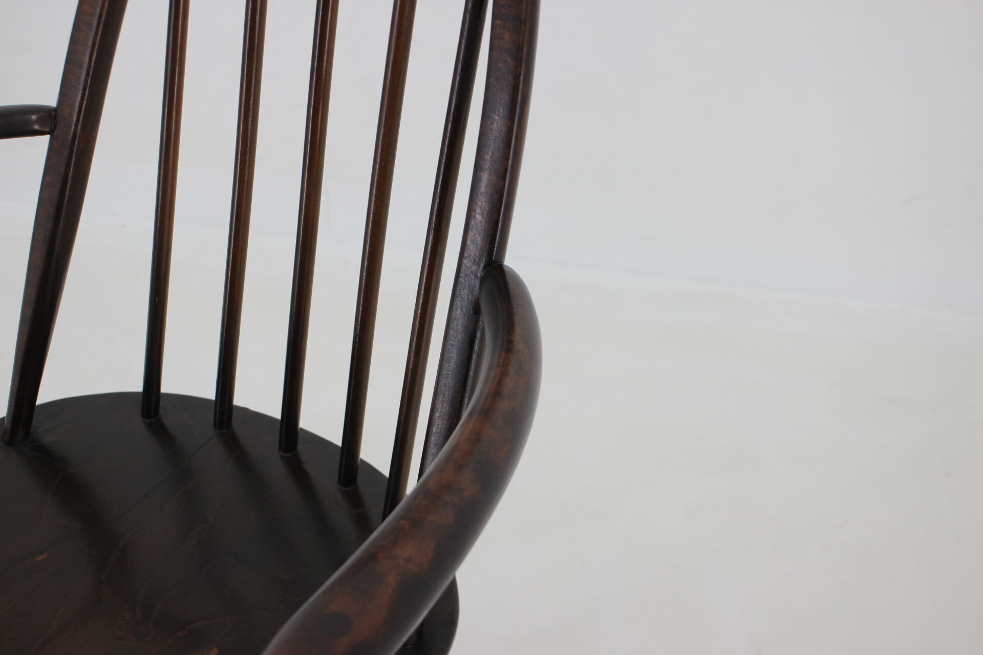 Set of 6 dining windsor chairs by Lucian Ercolani, italy, 1960