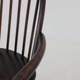 Set of 6 dining windsor chairs by Lucian Ercolani, italy, 1960