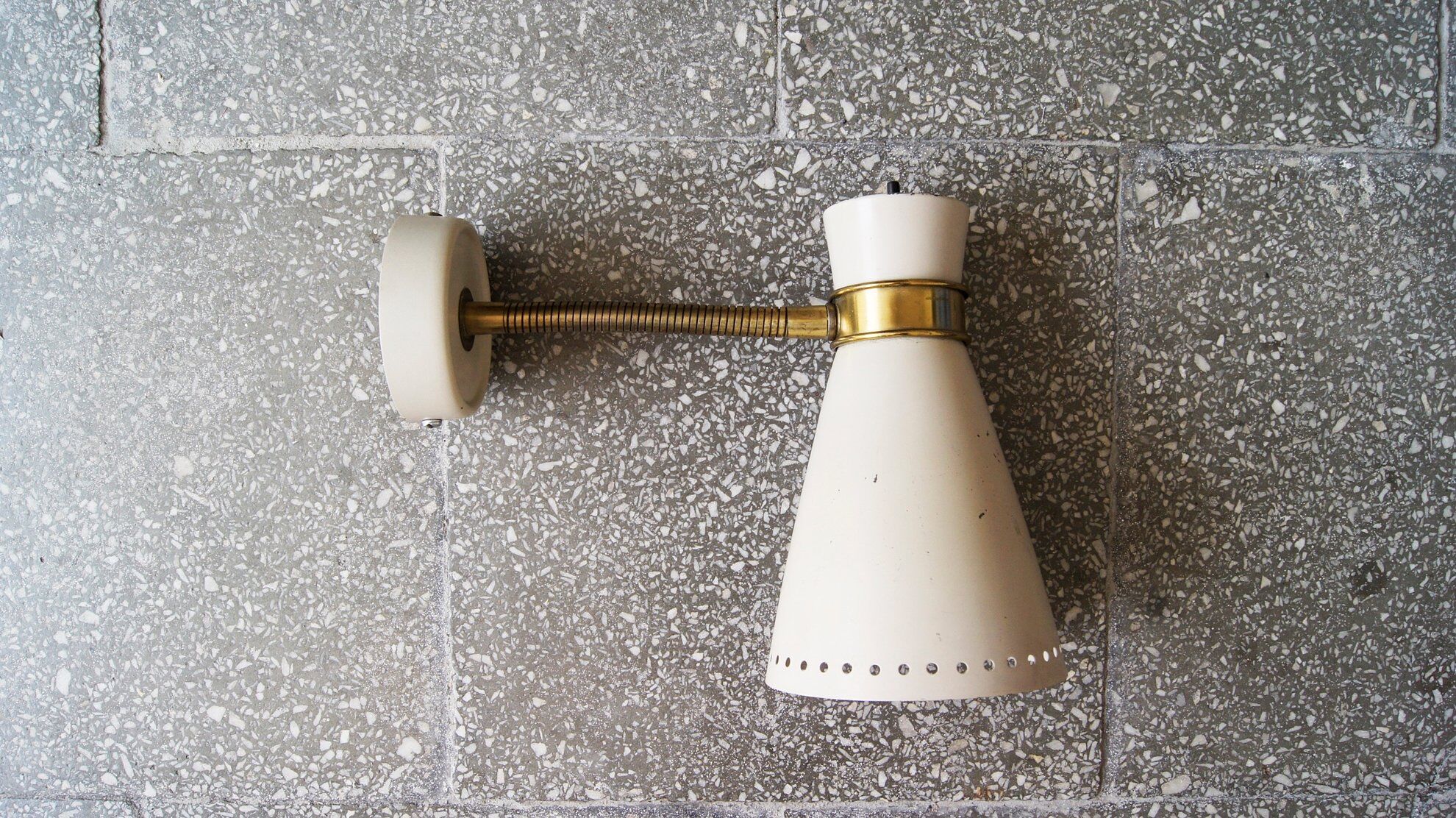 Mid-century italian adjustable sconce, 1950s