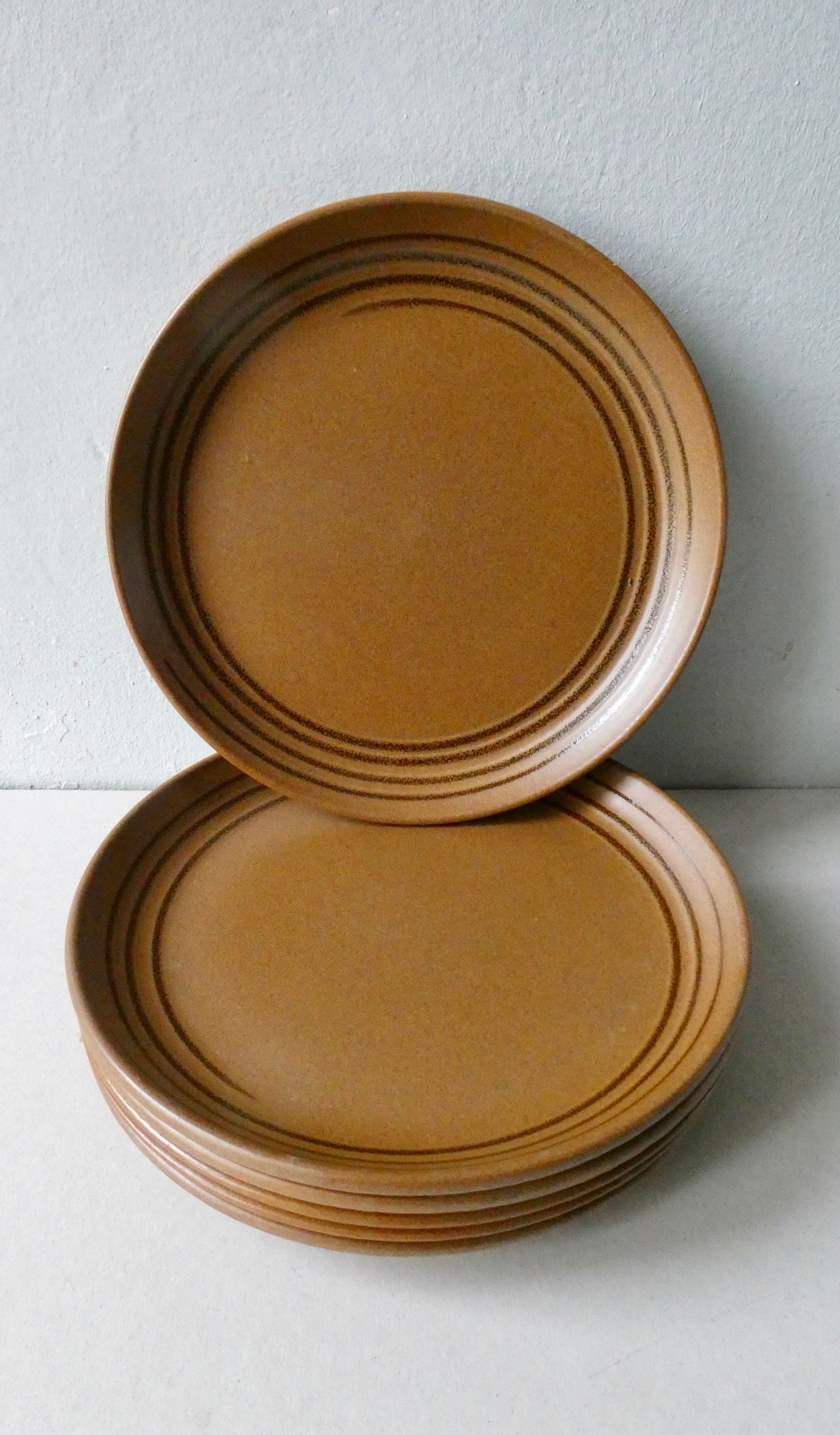 6 flat plates Sarreguemines France, Savoie model