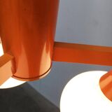 Orange Vintage Space Age Pendant Lamp