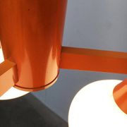 Orange Vintage Space Age Pendant Lamp