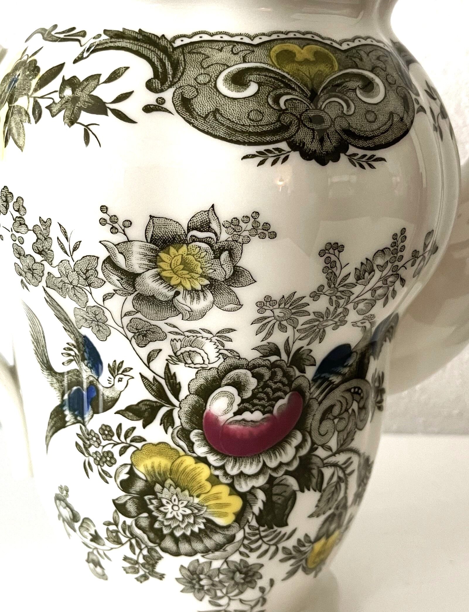 English porcelain teapot, ridgways windsor collection