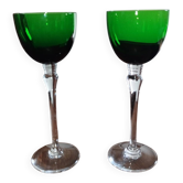 2 Verres roemer cristal saint louis