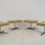 Set of Four Rotate Footstools 1970's