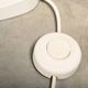 Lampe sur pied blanche AJ d'Arne Jacobsen pour Louis Poulsen, Danemark