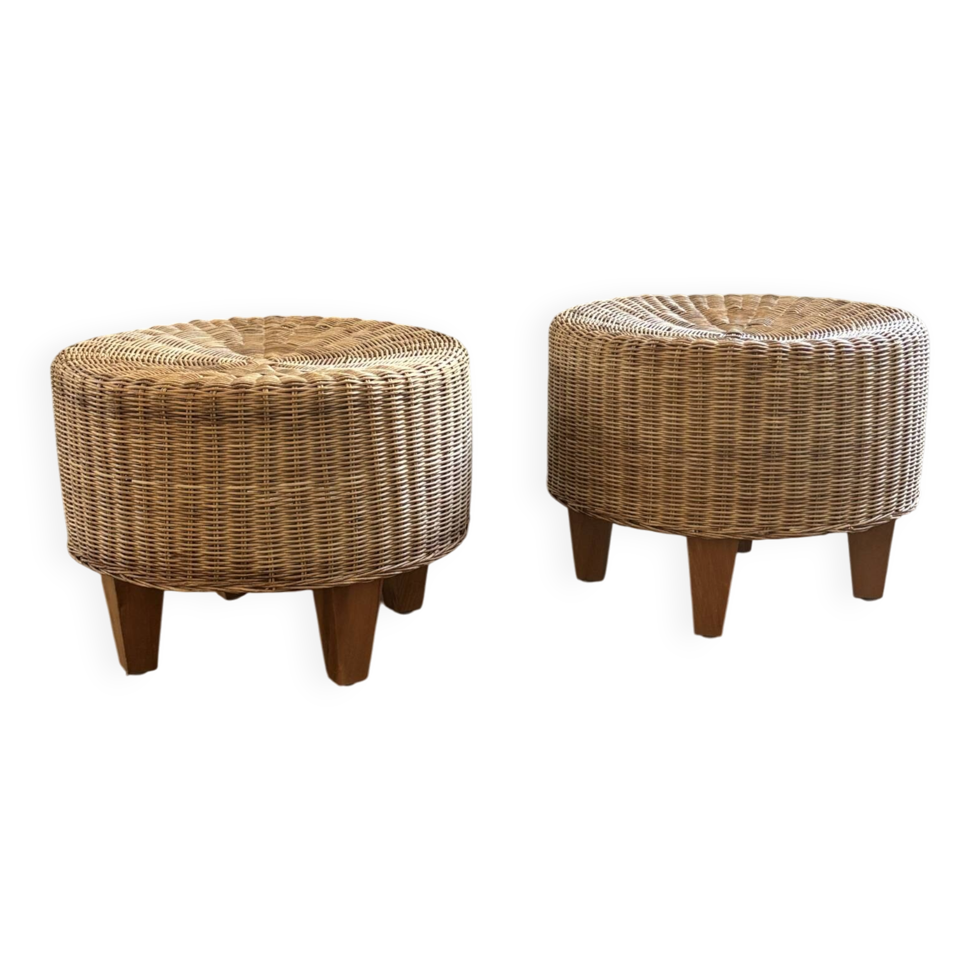 Tabouret en rotin