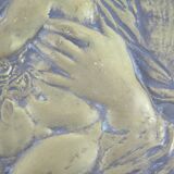 Art nouveau bronze sculpture bas-relief wall panel portrait of mother and child Italy early 20th X7