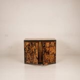 Unique Tortoiseshell Cabinet by Roberto Jodice for Ottini Milano 1974