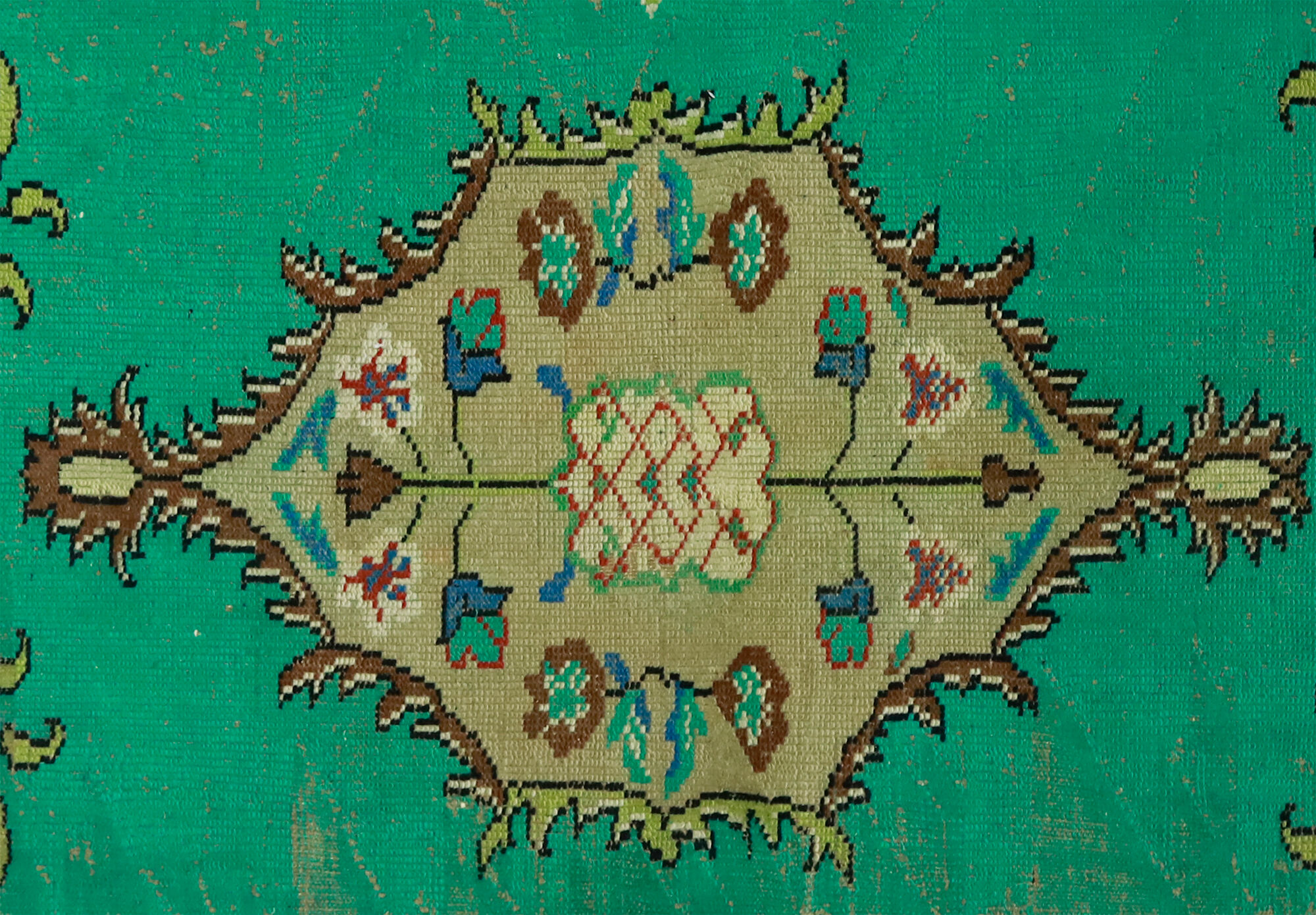 Anatolian handmade vintage rug 272 cm x 169 cm