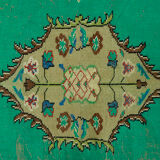 Anatolian handmade vintage rug 272 cm x 169 cm