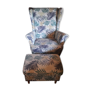 Fauteuil bergère, avec son banc