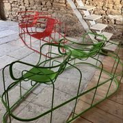 Paire d’assises doubles « Locus Solus » – Gae Aulenti – Italie – 1970