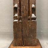 Pair of fifth columns gothic high epoch in oak