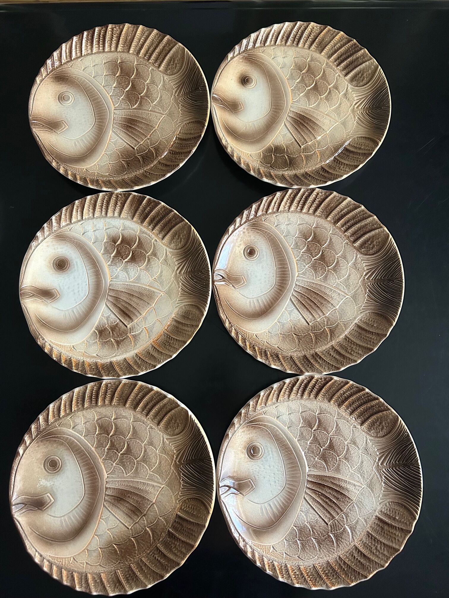 12 fish dinner plates