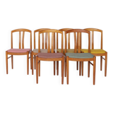 6 of 12 Carl Ekström Chairs – Swedish Mid-Century Modern, Teak Dining Chair