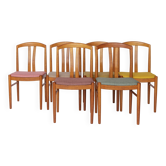 6 of 12 Carl Ekström Chairs – Swedish Mid-Century Modern, Teak Dining Chair