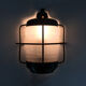 Old wall lamp type porthole in brass and glass. Navy style applique. Year 50