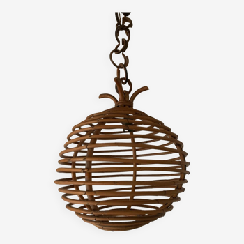 Rattan pendant light