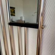 Wall-mounted coat rack with 8 hooks, vintage 50/60