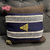 Blue Black Pillow