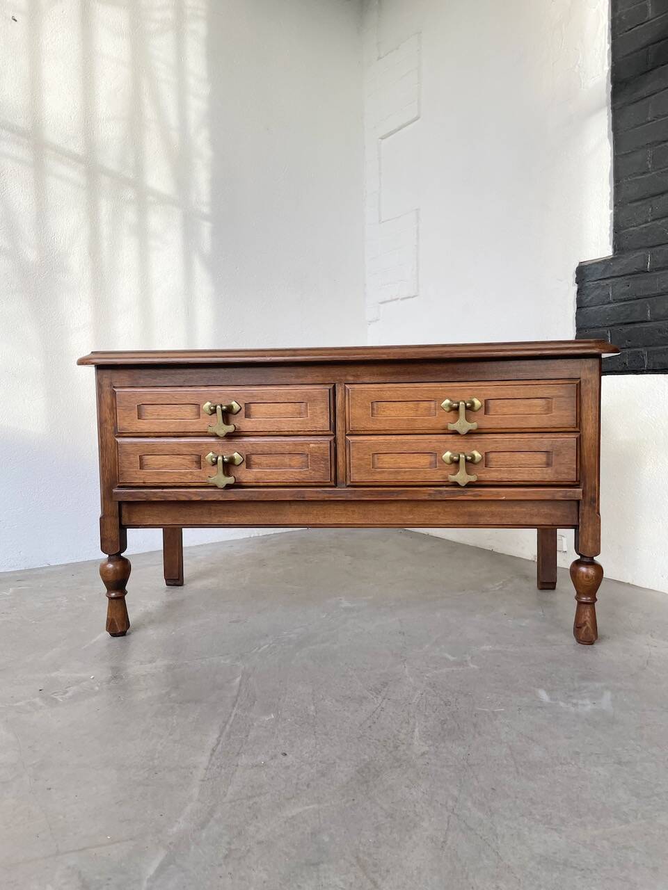 Guillerme and Chambron oak chest of drawers