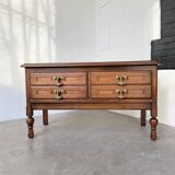 Guillerme and Chambron oak chest of drawers
