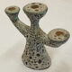 Dieulefit ceramic anthropomorphic candlestick or candlestick