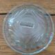 Cheese or dessert glass tray with bell