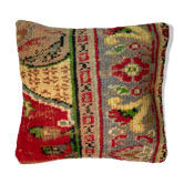 Housse de coussin de tapis turc vintage 45 x 45 cm