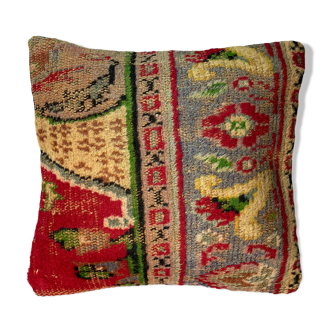 Housse de coussin de tapis turc vintage 45 x 45 cm