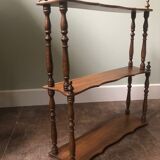 Turned wooden shelf at the end of the 19th century