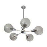 Chandelier "SPUTNIK". 1970. Space age.
