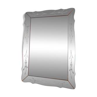 Miroir venitien au mercure