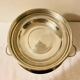 Silver-plated champagne bucket with lion heads from the 20th century, stamped.