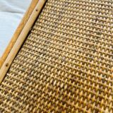 Vintage rattan trolley