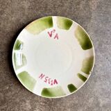 Green chromatic dessert plate no. 2