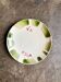 Green chromatic dessert plate no. 2