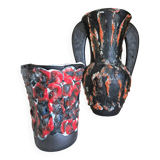 2 vases style Vallauris