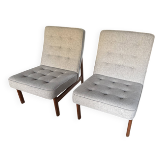 Pair of vintage Scandinavian armchairs – circa 1960