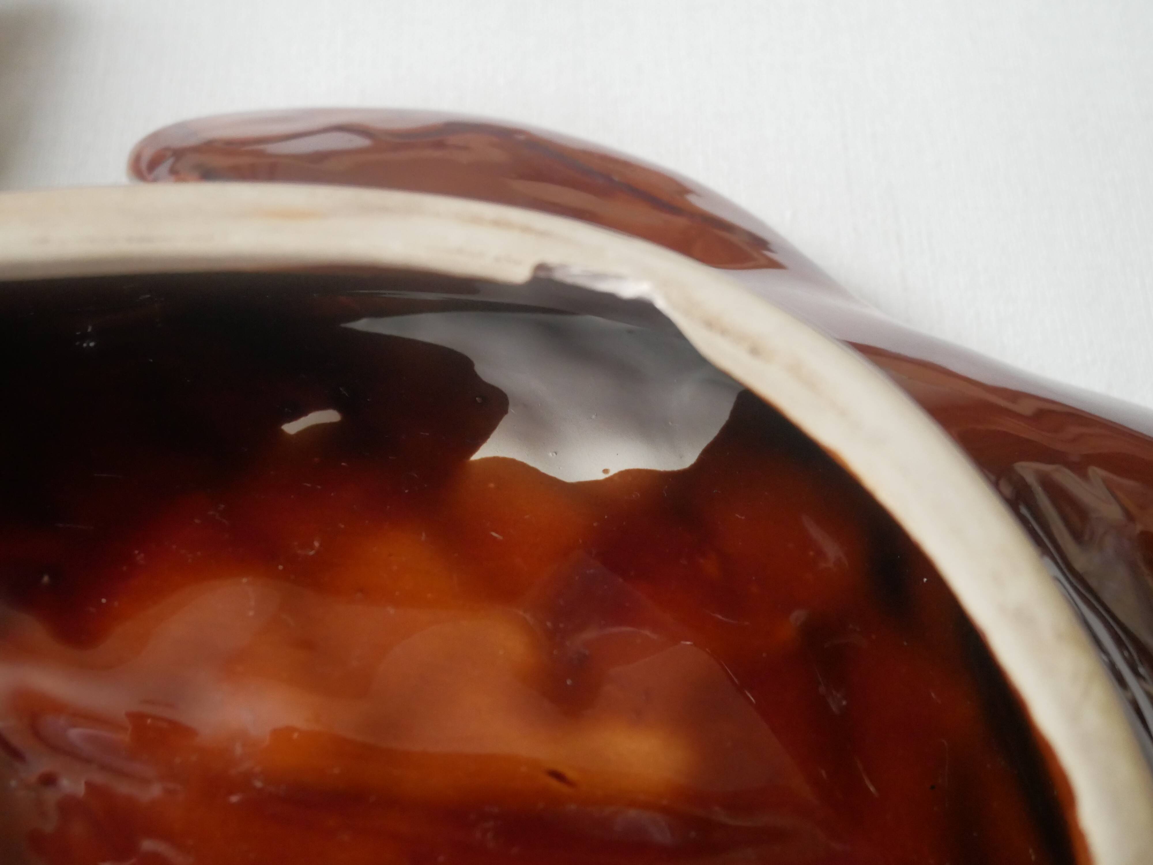 Colorful ceramic fish handcrafted pottery handmade retro kitch hand painted