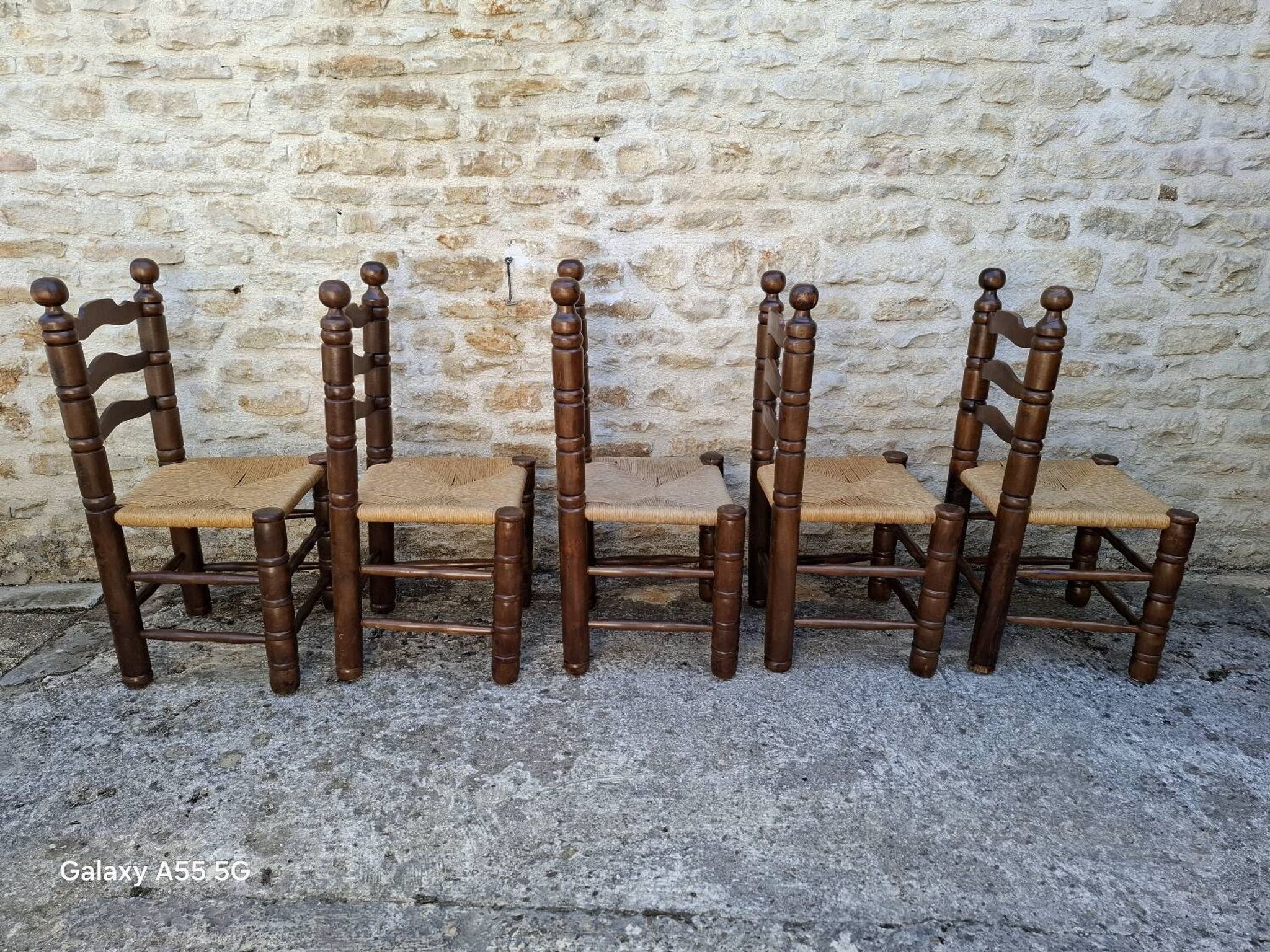 Chaises style Charles Dudouyt