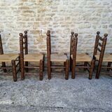 Chaises style Charles Dudouyt