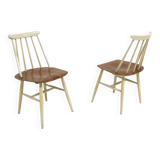 Set de 2 chaises scandinave "Fanett" par Ilmari Tapiovaara, Suède, 1960