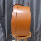 Old hat in leather box