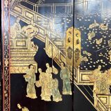 Black lacquered Chinese cabinet 19th century